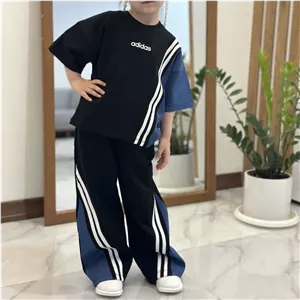 لباس دخترانه تیشرت شلوار آدیداس (موجودی چک شود)