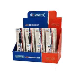 عمده - ست پرگار(بلیستری)استورم کد650110 - بسته 24 تایی