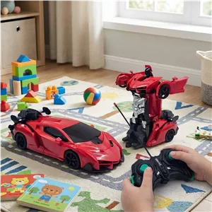 ماشین بازی کنترلی ناب سل مدل لامبورگینی شارژی تبدیل شونده دودزا چراغدار کد Lamborghini rechargeable remote control ga...