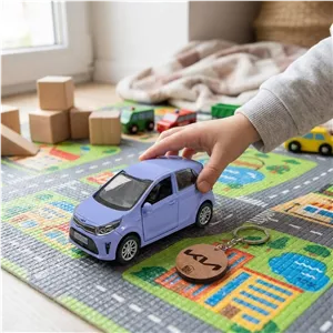 ماکت ماشین ناب سل مدل کیا پیکانتو فلزی موزیکال چراغدار Kia Picanto