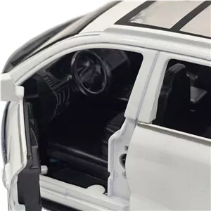 ماکت ماشین ناب سل مدل لکسوس فلزی چراغدار موزیکال عقب کش کد LEXUS LX570 SCALE1:28 به همراه استند