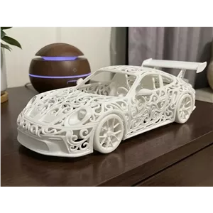 ماکت دکوری کلکسیونی پورشه 992 GT3 طرح مشبک لوکس