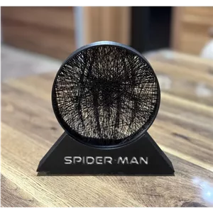 تابلو رومیزی سهبعدی Spider-Man String Art لوگوی مرد عنکبوتی مارول 