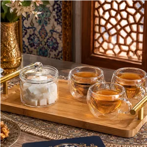 قندان پیرکس مدل تمام پیرکس استوانه