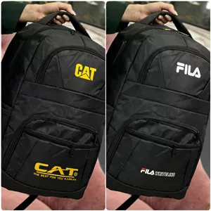 کیف کوله اربعین طرح cat و fila جنس برزنتی محکم