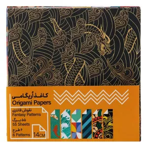 کاغذ اریگامی 10 سانت یکرو رنگی