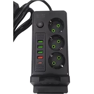 چند راهی برق هوشمند و شارژر وایرلس POWER SOCKET مدل QL-1080