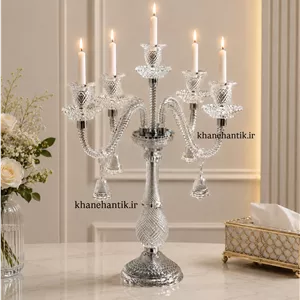 شمعدان 5 شعله طرح باکارات