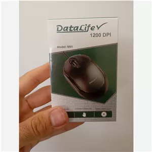 موس سیمی DataLife مدل M01 - دقت 1200 DPI، نصب آسان