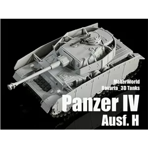 ماکت تانک آلمانی Panzer IV Ausf. H با زره جانبی مقیاس 135