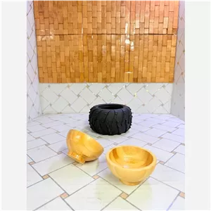 پیاله چوبی پایه دار بامبو وارداتی عمده 30 تایی