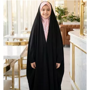 چادر عربی جده نگین بارانی دخترانه ندا 