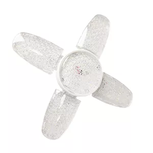 لامپ الایدی 28 وات مدل تاشو 4 پر طرح کریستالی پروانه ای پایه E27