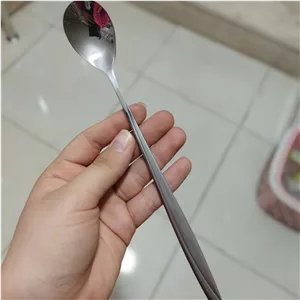 بسته 6 عددی قاشق استیل دسر خوری آهن ربا نگیر، چایخوری ، شربت خوری ، 