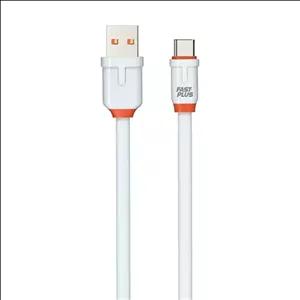 کابل شارژ USB به USB-C فست پلاس مدل FC-101AC