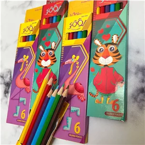 مداد 6 رنگ لوکی
