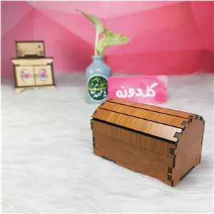 صندوقچه چوبی جواهرات کوچک-صندوقچه-صندوقچه چوبی-جای جواهرات-جعبه هدیه-گلدونه