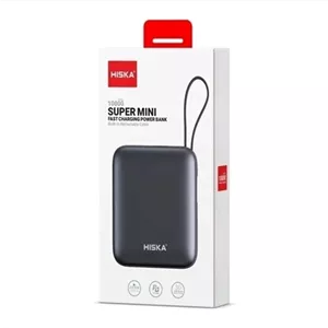 پاوربانک هیسکا مدل HP-131PD با ظرفیت 10000 واقعی معادل 20 هزار واقعی بهترین برند پاوربانک بینظیر کیفیت عالی