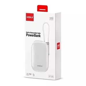 پاوربانک اصلی هیسکا مدل HP-132PD ظرفیت ( 10000میلی آمپر واقعی معادل 20 هزار بازاری) کیفیت عالی درجه یک به شرط 