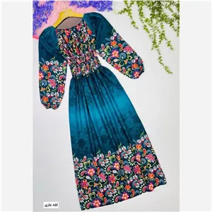 پیراهن ساحلی زنانه مدل سیمین جنس نخی سایز 38 تا 50