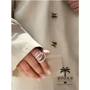 انگشتر فشن زنانه و دخترانه طرح مینیمال