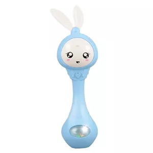 جغجغه ناب سل مدل دستی دندان گیر چراغدار موزیکال خرگوش بامزه کد Funny rabbit teething hand rattle