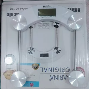 ترازو دیجیتال 200 کیلویی شیشه 8 میلی با نمایشگر خودکار هزینه ارسال به عهده مشتری