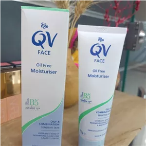 کیو وی، صورت، بدون روغن، مرطوب کننده، برای پوست حساس