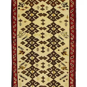 گبه دستبافت قشقایی (87×159) سانتیمتر