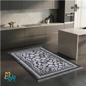 گلیم ماشینی جزیره مدل دایره