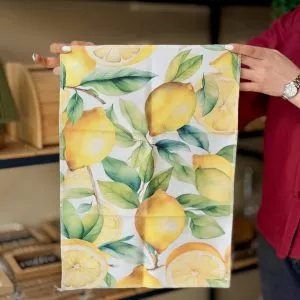 دستمال ایکیا طرح لیمو 