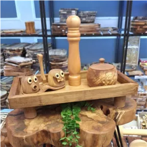 نمکدون و جا خالالی چوب گردو