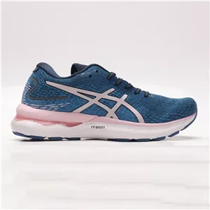 اسیکس ژل نیمباس زنانه آبی تیره سفید صورتی Asics Gel Nimbus 24