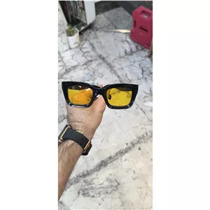 عینک شب سلین کائوچو زرد