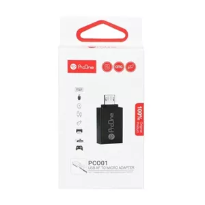 تبدیل OTG اندرویدی ProOne مدل PCO 01 پک دار مشکی