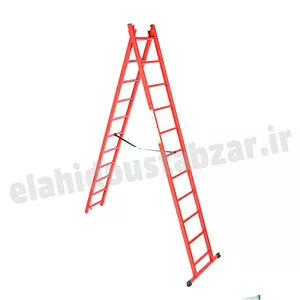 نردبان 22 پله 6.5 متری آیرون (2تکه)