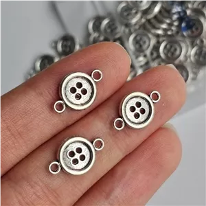متریال آویز فلزی طرح دکمه(خرازی)