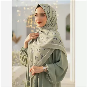 روسری سوپرنخ میس رز قواره 120 کد 190
