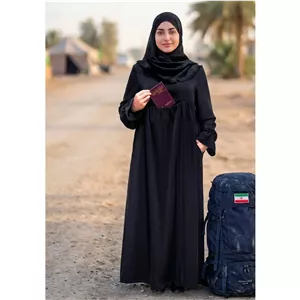 عبای اربعین جلوی کار زیپ دار