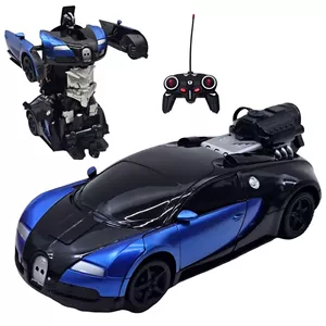 ماشین بازی کنترلی ناب سل مدل بوگاتی شارژی تبدیل شونده دودزا چراغدار Bugatti rechargeable remote control game machine