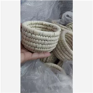 کاسه حصیری گل گندم و ساده پس کرایه