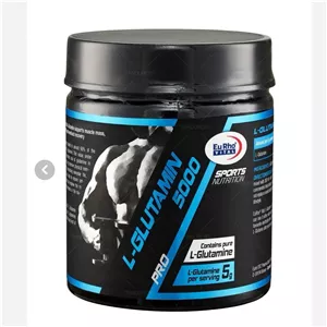 پودر ال-گلوتامین 5000 میلیگرم یوروویتال (Eurhovital) - 300 گرمی