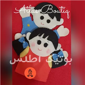 عروسک دستکشی نمایشی نمدی دختر و پسر قیمت برای هر عدد
