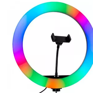 رینگ لایت 13 اینچ RGB LED MJ33 کد 9084