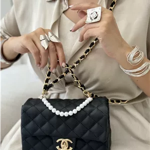 کیف شنل مرواریدی