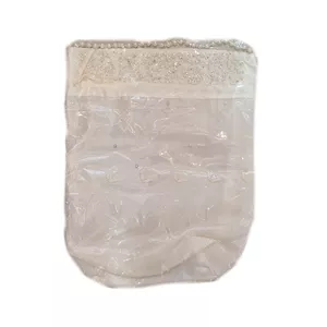 کیف شاباش عروس مستطیل مدل دسته مروارید 