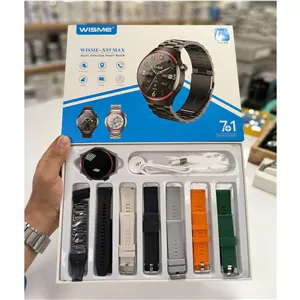 ساعت هوشمند مدل برند WISME مدل X55 Max ساعت هوشمند با طراحی کلاسیک