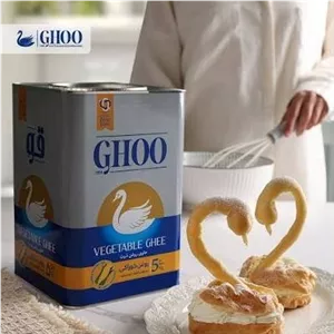 روغن قو نیمه جامد 5 کیلوگرمی حاوی روغن ذرت 