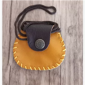  گردنی چرمی و کیف دعا چرم طبیعی بزی درجه یک