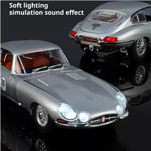 ماکت ماشین فلزی جگوار E Type کلاسیک مقیاس 1.24